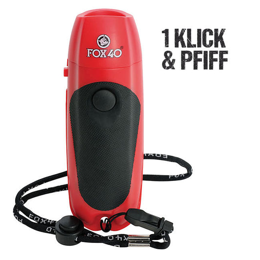 Fox40 - Electronic Whistle mit Batterie rot